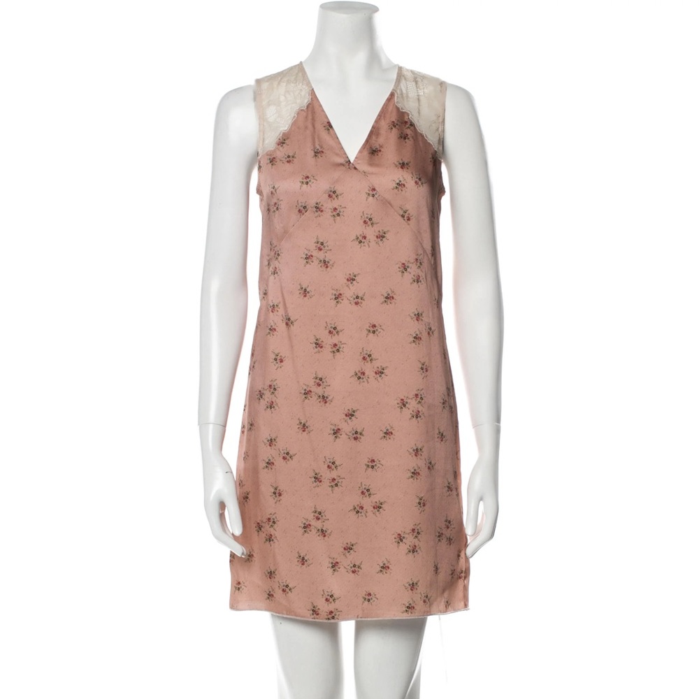 ALLSAINTS Floral Print Mini Dress w/ Tags